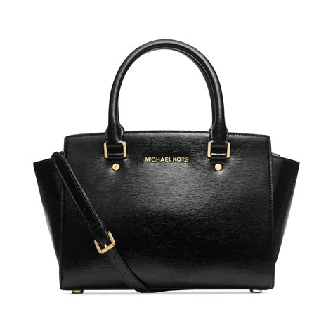 black michael kors bag selma|Michael Kors selma medium.